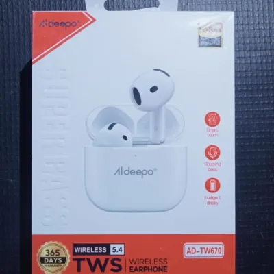 Aideepo AD-TW670 Super Bass Wireless TWS Earphones