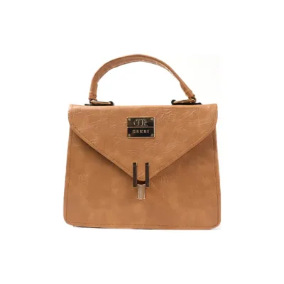 Denri Aurora Handbag | Mini Shoulder & Sling bag | Hand-stitched Leather, Metal Lock Stitch