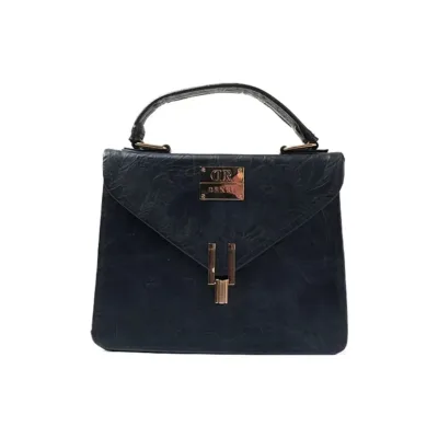 Denri Aurora Handbag | Mini Shoulder & Sling bag | Hand-stitched Leather, Metal Lock Stitch