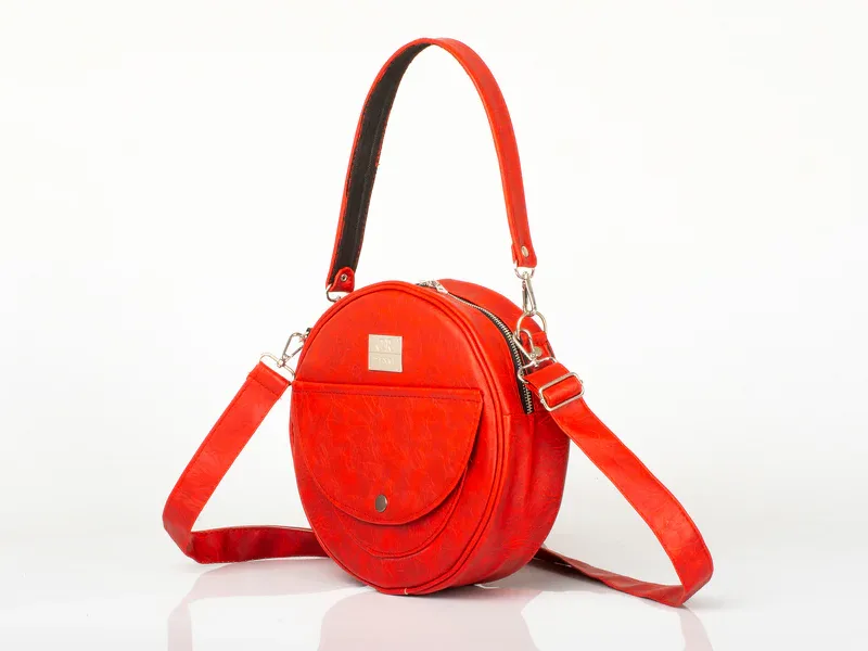 Denri Butterfly | Round, Compact Sling Bag | Premium Material, Adjustable Strap & 3 Pockets