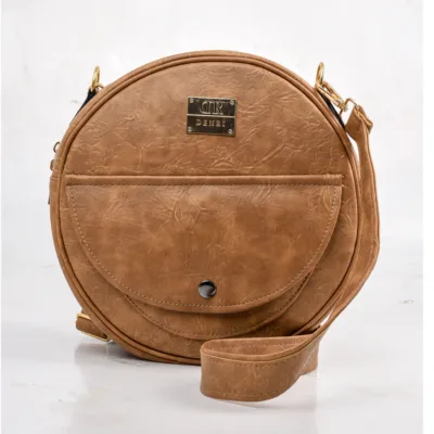 Denri Butterfly | Round, Compact Sling Bag | Premium Material, Adjustable Strap & 3 Pockets