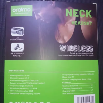 Oraimo Wireless Neckband Headset