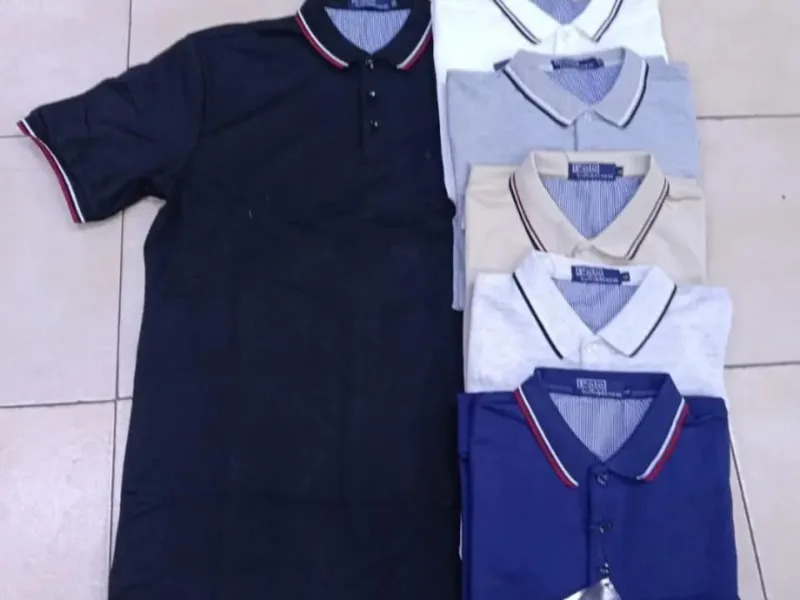 Men’s Tipped Collar Polo Shirts
