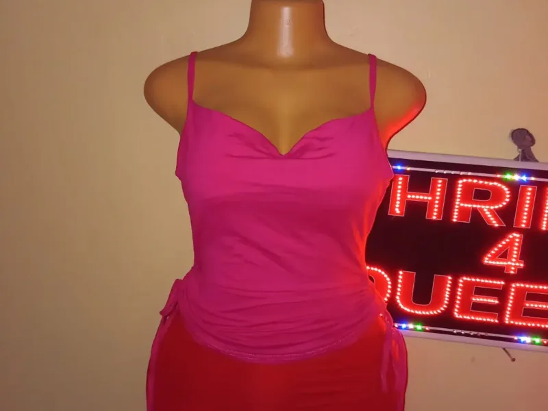 Hot Pink Spaghetti Top
