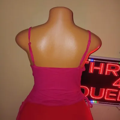 Hot Pink Spaghetti Top