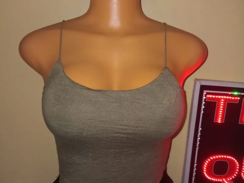 Light Sage Green Spaghetti Strap Cami Top