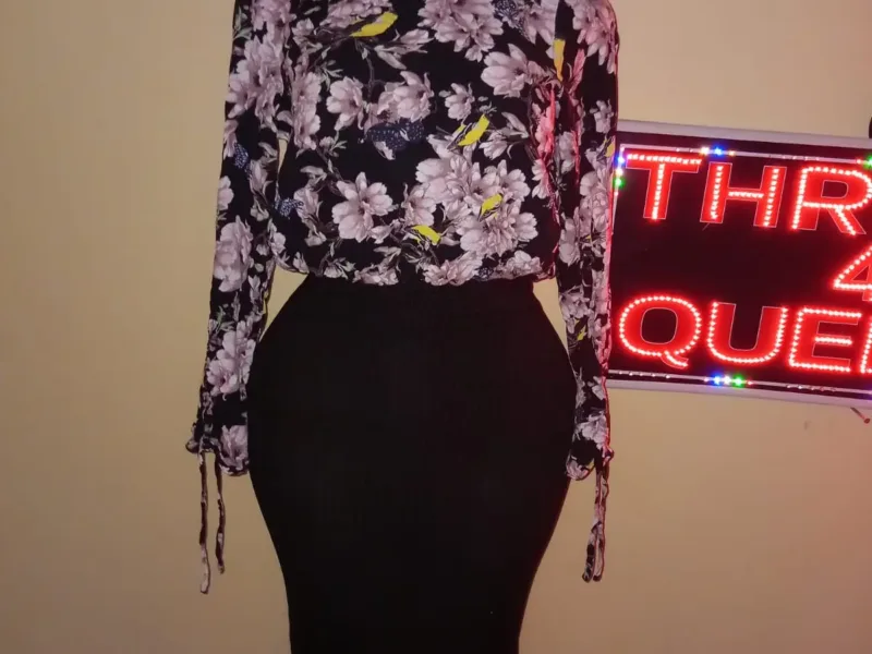 Elegant Floral Long-Sleeve Blouse