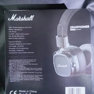 Marshall Major Wireless On-Ear Bluetooth Headphones