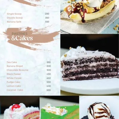 Our comprehensive Menu Part 2