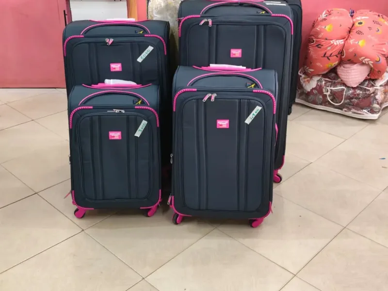 Softshell trolley luggage/suitcase set.