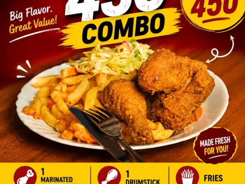450 Combo meal deal