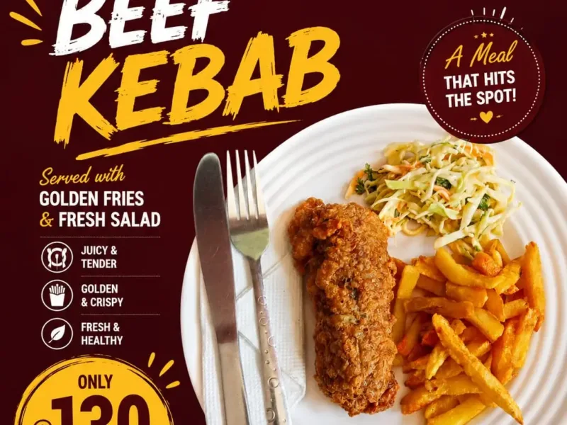 Morgan Coffee House Beef Kebab