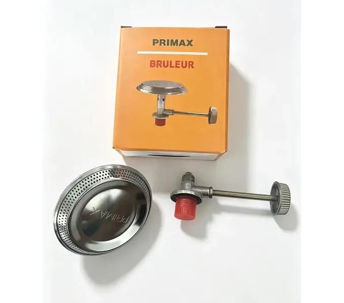 Primax Affordable Price Camping Burner with Zinc-alloy Valve Combo set